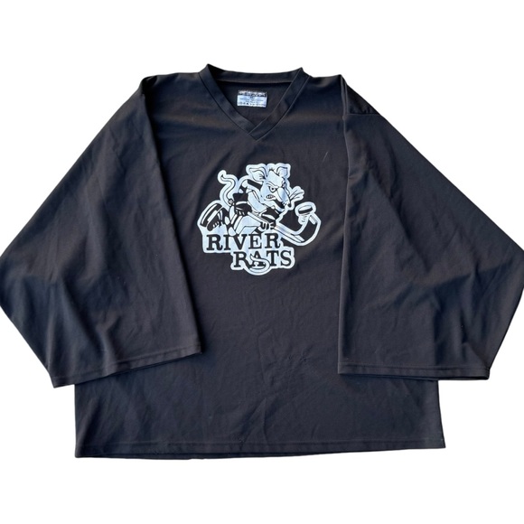 *RARE* Albany River Rats Vintage 90s Hockey Jersey Oversized Carolina Hurricanes - Picture 12 of 16